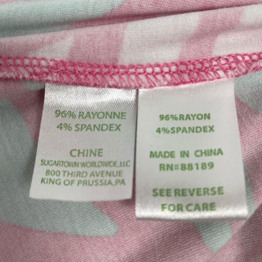 Lilly Pulitzer Pants Size S Georgia May Palazzo Capri Pink Casual‎ Beach - Picture 8 of 10